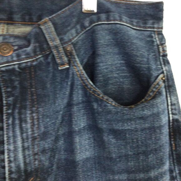Levi's 527 Mens Slim Leg Jeans Dark Wash Blue Size 36X32 - Picture 10 of 16
